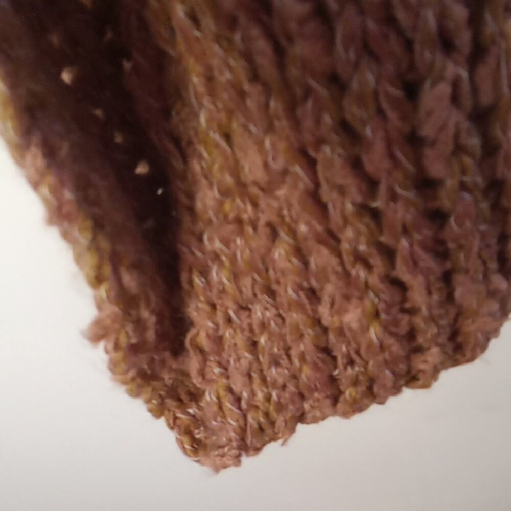 NWT Staring at Star Women's Infinity Cozy Brown Knit Scarf. Versatile, Warm - Picture 4 of 8